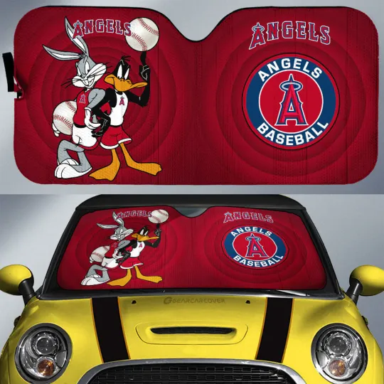 Discover Los Angeles Angels Car Sun Shade, Car Accessories