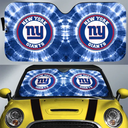 New York Giants Car Sun Shade, Car Accessories