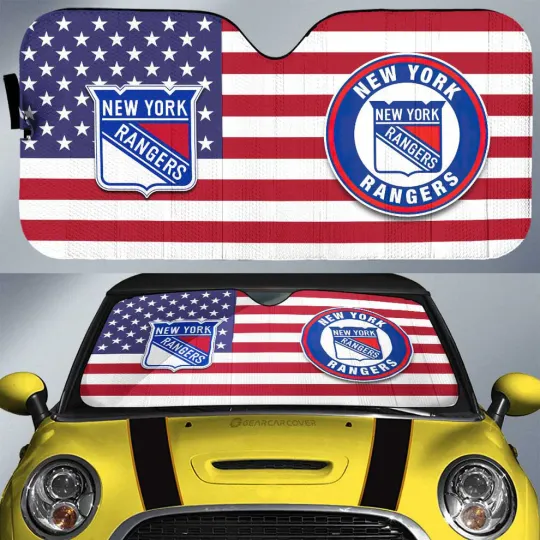 New York Rangers Car Sun Shade, Car Accessories