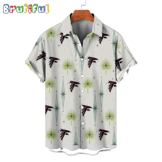 Atlanta Falcons Football Team Logo Funny Aloha Hawaiian Shirt