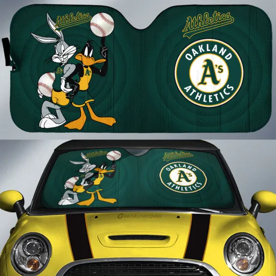 Discover Oakland Athletics Car Sun Shade, Car Accessories