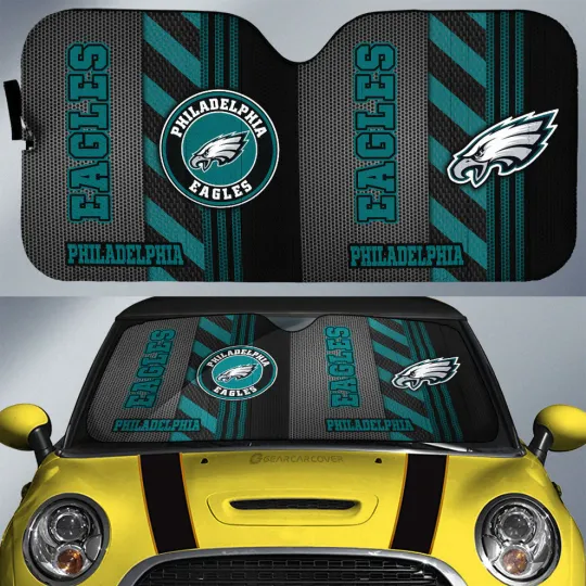 Philadelphia Eagle Car Sun Shade, Car Accessories
