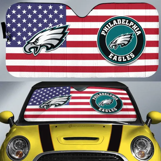 Philadelphia Eagles Car Sun Shade, Car Accessories