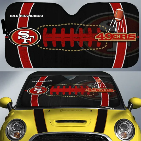 Discover San Francisco 49ers Car Sun Shade, Car Accessories