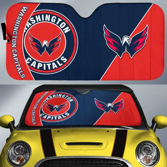 Washington Capitals Car Sun Shade, Car Accessories
