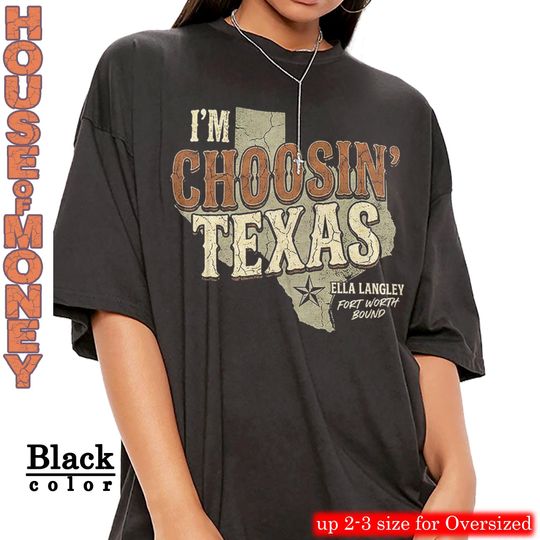 Discover Choosin' Texas Graphic Tee, Vintage Country Music Shirt