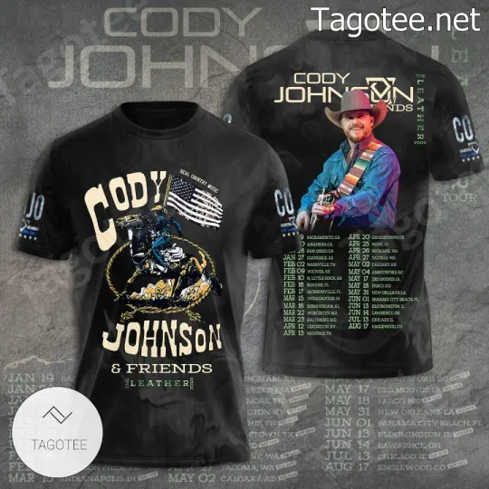 Discover Co.dy John.son And Friends The Leather Tour T-shirt AOP 3D All Size