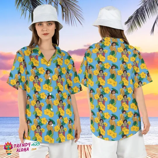Discover Bruno Encanto Hibiscus Tropical Friends Hawaiian Shirt