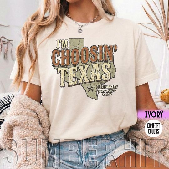 Discover Chosin' Texas T-shirt, Steel Guitar & Honky Tonk Blues Tee, Vintage Country Music Shirt, Texas Southern Graphic Tee