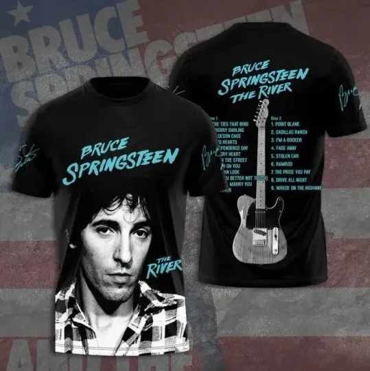 Discover Bruce Springsteen 3D Tour 2025 The Last Show Tour 2025 Unisex T-Shirt