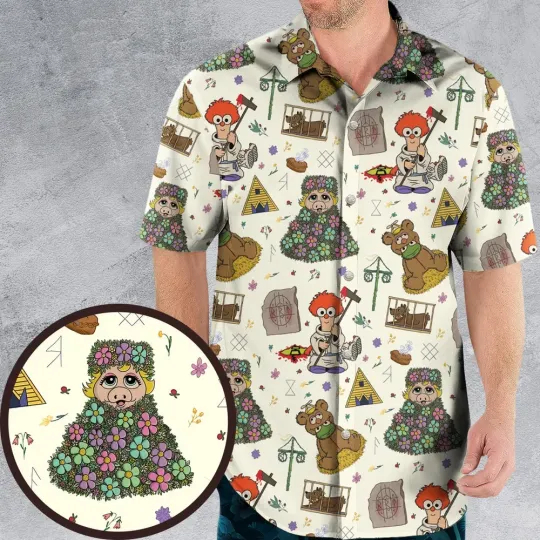 Discover Festivites Midsommar Muppet Babies Hawaiian Shirt, Gift For Cartoon Lovers