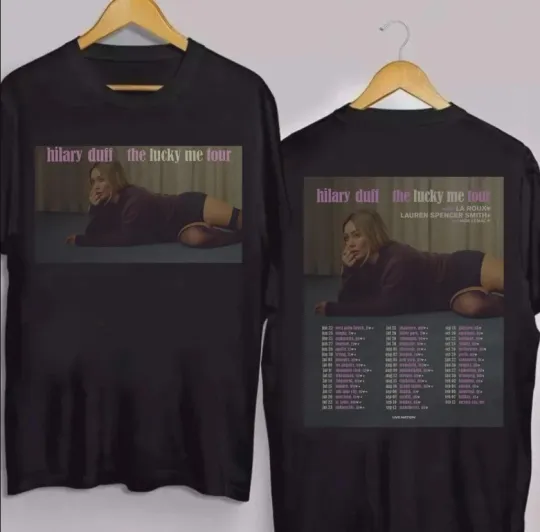Discover The Lucky Me Tour 2026 Hilary Duff Shirt