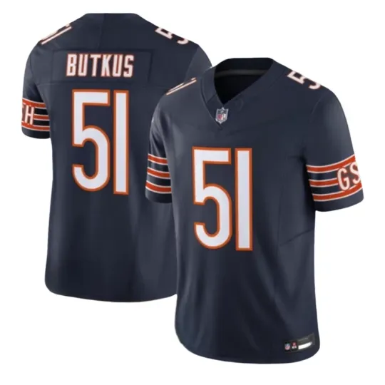Discover Dick Butkus #51 Bears Men’s Navy Jersey