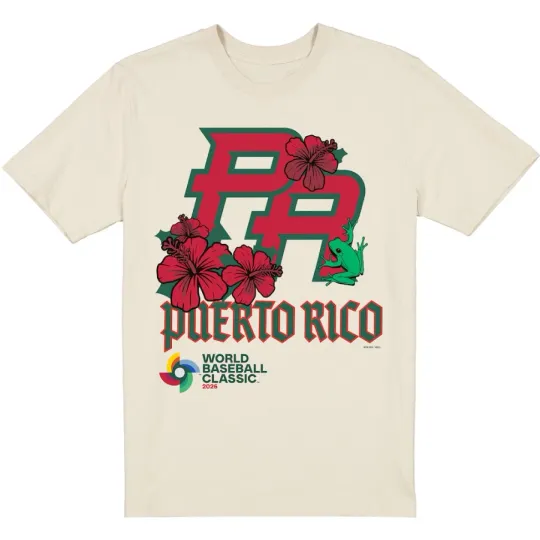 Discover Puerto Rico 2026 World Baseball Classic Country T-Shirt