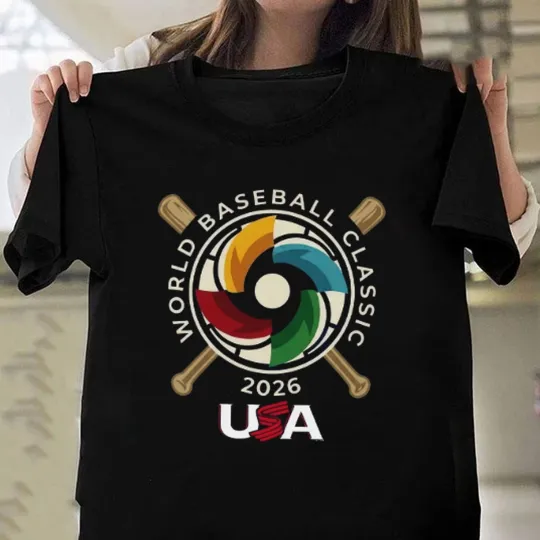 Discover 2026 World Baseball Classic USA Team T-Shirt Unisex Shirt Full Size