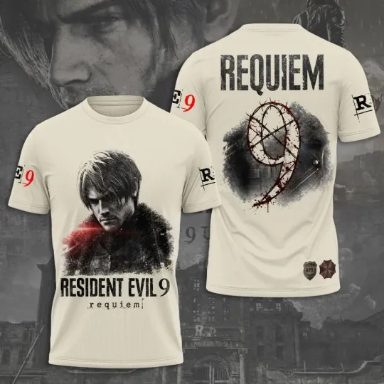 Resident Evil Requiem x Emily 3D Apparel Shirt