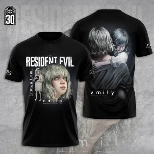 Resident Evil Requiem x Emily 3D Apparel Shirt