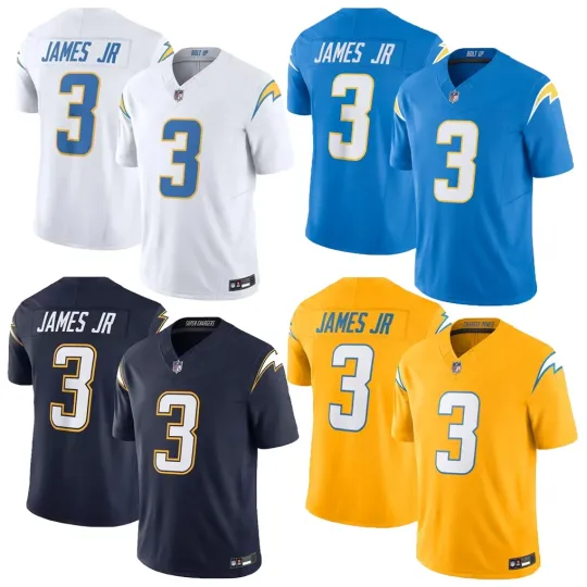 Discover 2025 Men/Youth Chargers #3 Derwin James Jr. Limited Jersey Stitched Jersey