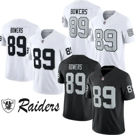 Men's/Youth Raiders #89 Brock Bowers Jersey