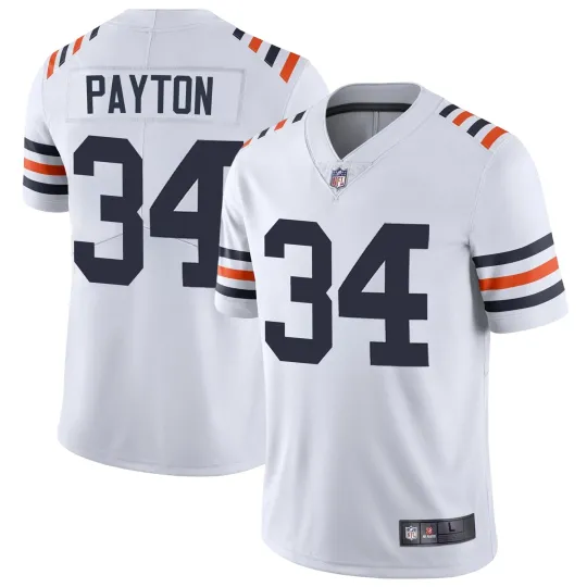 Discover Men's Bears #34 Walter Payton White 2025 Player Jersey