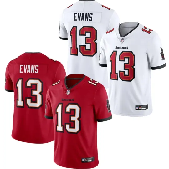 Mike Evans #13 Red Men's/Youth Buccaneers Jersey