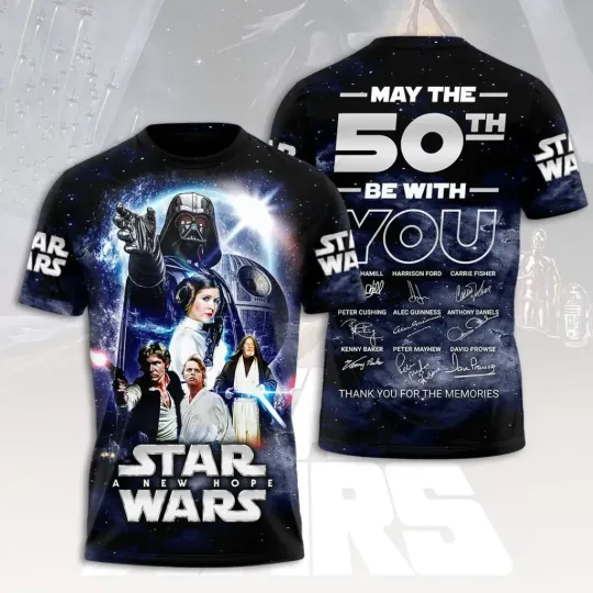 Discover Star Wars 50th Anniversary 3D Apparel