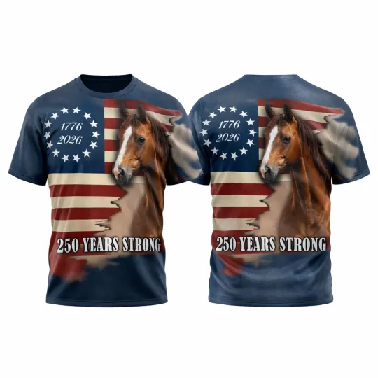 Discover 250 Years USA Independence Day All Over Shirt