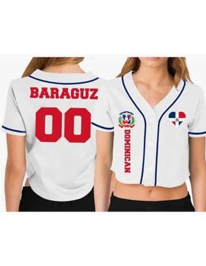 Discover Custom Dominican Jersey Crop Top