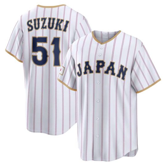 Discover Japan Baseball Jersey#51 Seiya Suzuki,Men's/Youth White 2026 World Baseball Classic