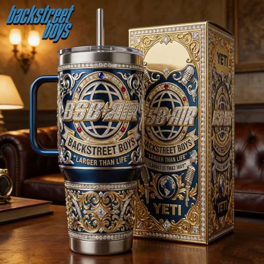 Discover Back.street Boys Handle Tumbler, BSB Fan Gift, Larger Than Life Insulated Mug, 90s Boy Band Cup, Music Lover Gift