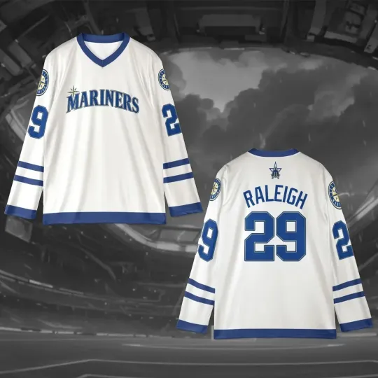 Discover Cal Raleigh #29 Seattle Hockey Jersey Shirt