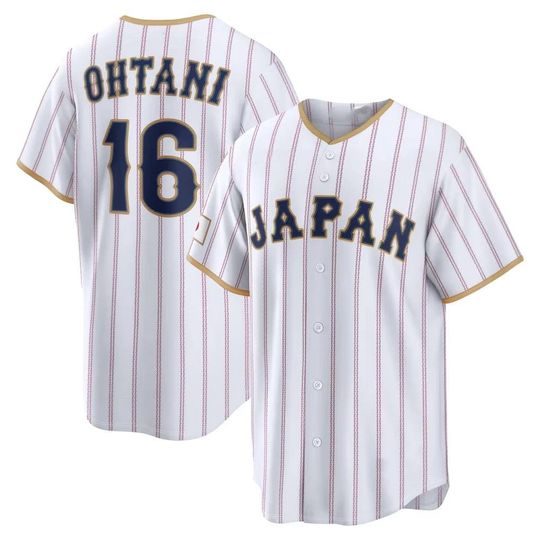 Discover Custom Men's/Youth Japan White Baseball #16 Shohei Ohtani  2026 World Baseball Classic Limited Stitched Shirt Jersey