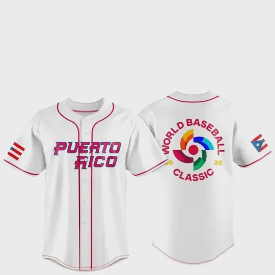 Custp, Fan Made 2026 Puerto Rico Baseball Classic Jersey Print Gear