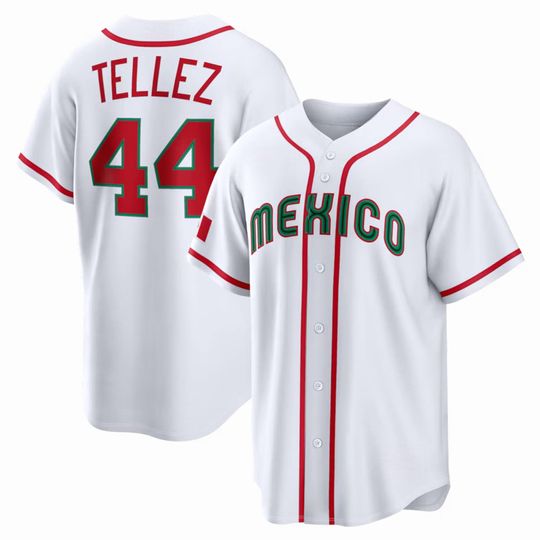 Discover Custom Men's/Youth Mexico Rowdy Tellez Baseball White 2026 World Baseball Classic Limited Shirt Jersey