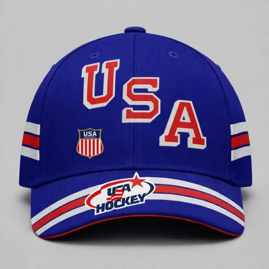Discover Men's USA Hockey Olympic Gold Medals 2026 Classic Cap - Print Hat, One Size