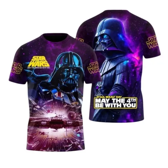 Discover 3D Space Galaxy Sci-Fi Graphic T-Shirt Unisex Movie Fan Tee