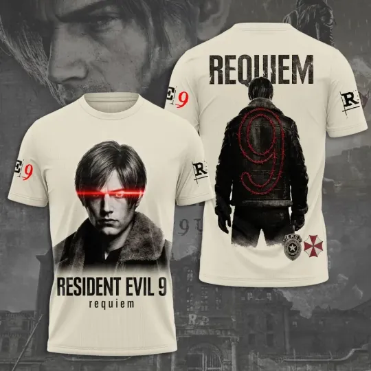 Discover Resident Evil Requiem 3D Shirt