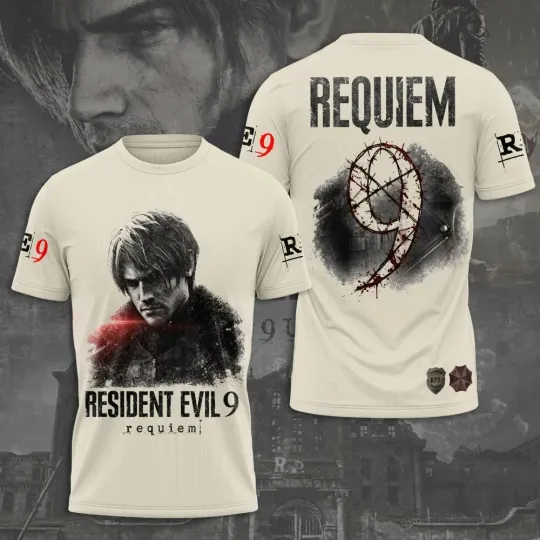 Discover Resident Evil Requiem 3D Shirt