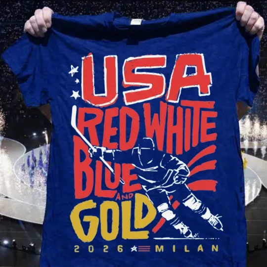 Discover 2026 USA Hockey Olympic Gold Medals Tshirt