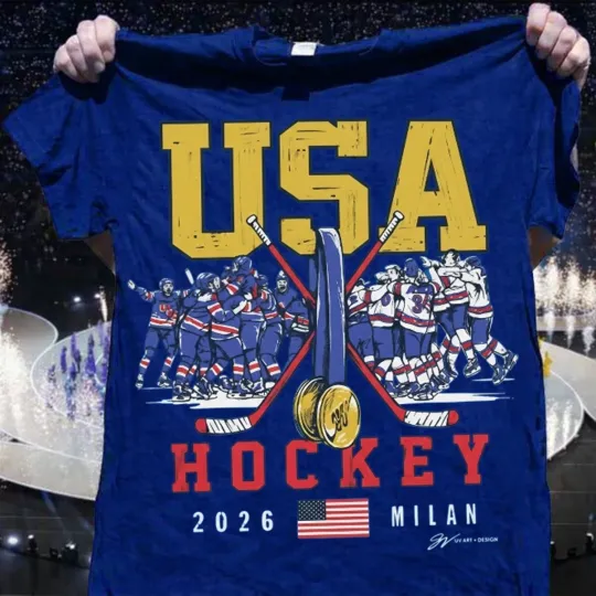 2026 USA Hockey Olympic Gold Medals Shirt
