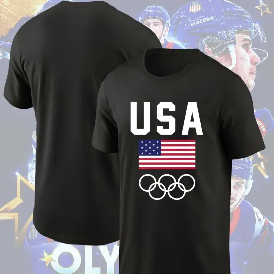 Discover Olympic Hockey USA Gold Medal T-Shirt, USA Hockey Champions 2026 Men's Shirt