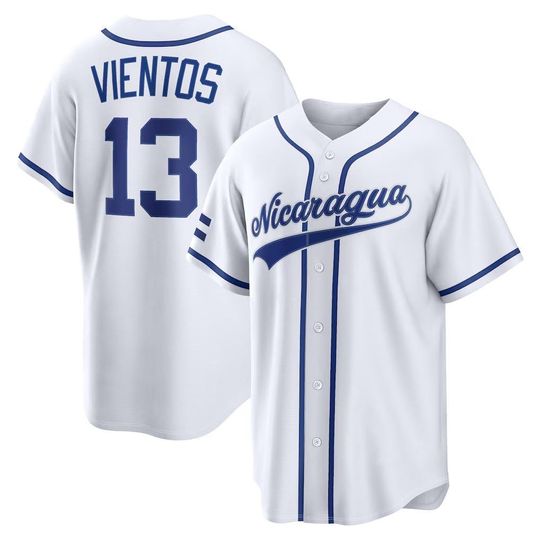 Discover Nicaragua Baseball Mark Vientos Home Stadium Jersey,White 2026 World Baseball Classic