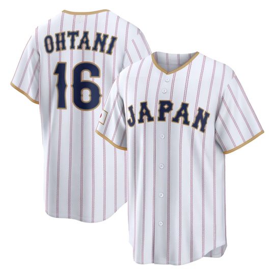 Discover Men's Japan Baseball Shohei Ohtani White 2026 World Baseball Classic Jersey