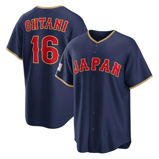 Discover Men's Japan Baseball Shohei Ohtani Navy 2026 World Baseball Classic Jersey
