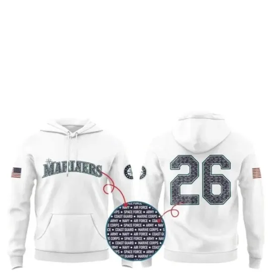 Seattle Baseball Salute to Armed Forces Hoodie 2026 Giveaway