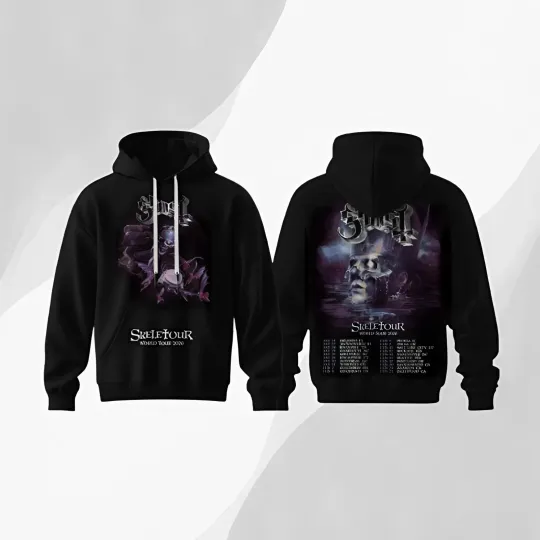 Ghost Band Skeletour 2026 Tour Hoodie for 3D Hoodies
