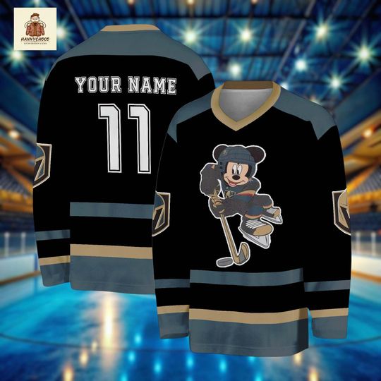 Discover Custom Hockey Jersey with Name and Number, Personalized Hockey Shirt for Fans, Embroidered Sports Jersey, Custom Team Uniform
