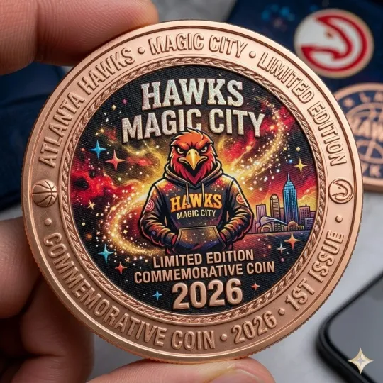 Discover Hawks Basketball Magic City Monday 2026 Hoodie Coin