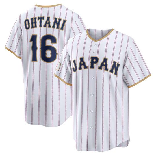 Shohei Ohtani Japan Jersey,White 2026 World Baseball Classic
