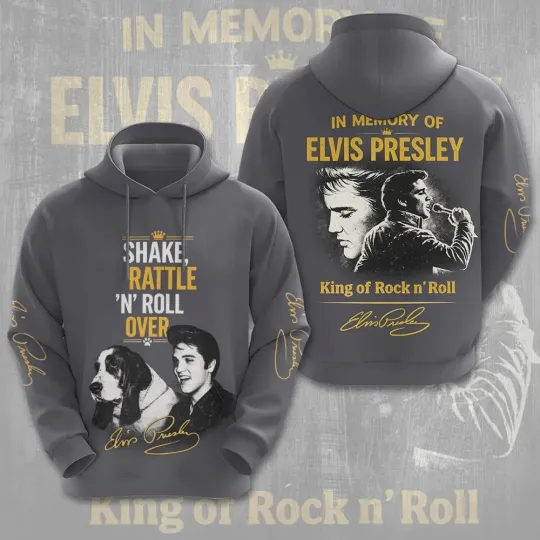 Elvis Presley 3D Apparel Hoodie
